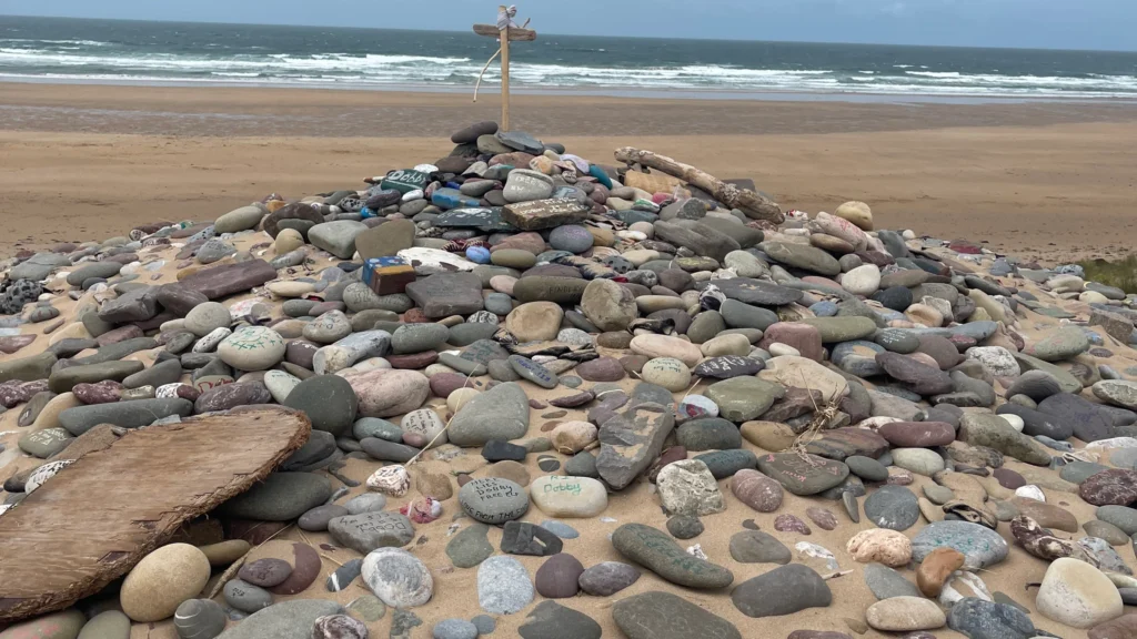 Harry Potter Dobby beach memorial Wales
