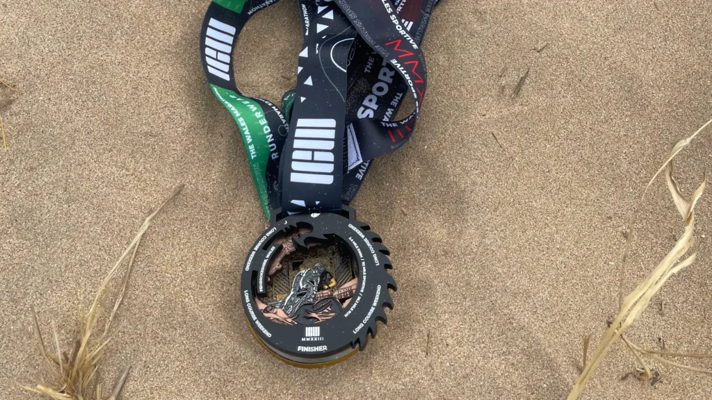 Long course weekend wales 2023 finisher medals