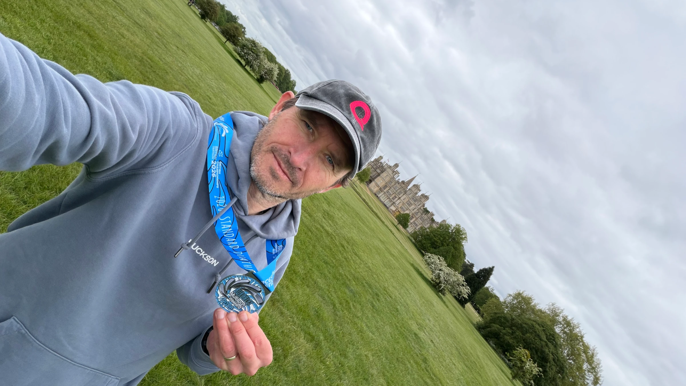 burghley standard duathlon medal