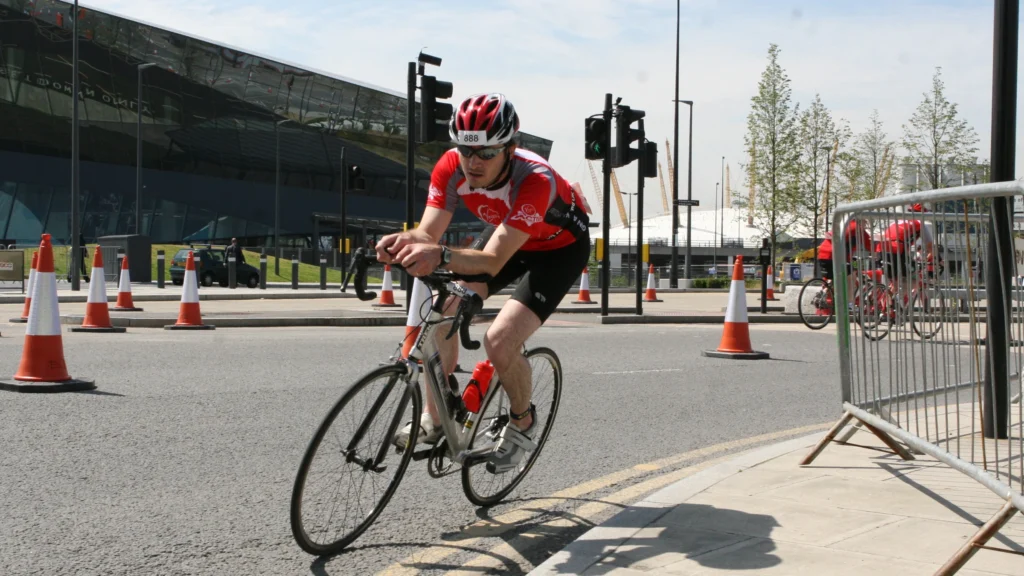 Virgin Active London triathlon 2013 bike leg