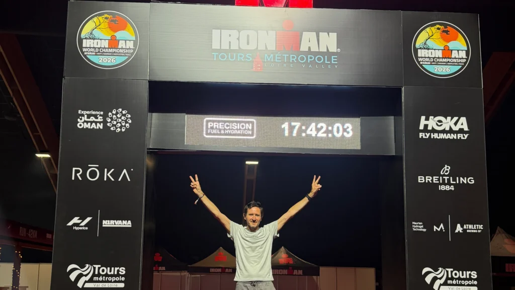 Ironman Tours 2026 Race Report: Racing Hot in the Loire IronMan Tours Finish Line