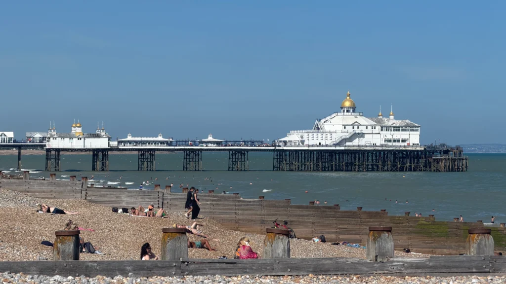 Eastbourne Middle Distance Triathlon 2026Race Report Eastbourne sea front