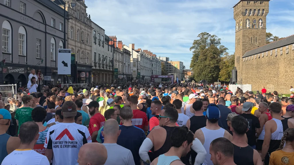 cardiff half marathon start cardiff half marathon start